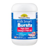 Nature's Way佳思敏Omega-3儿童爆浆三色鱼油180粒